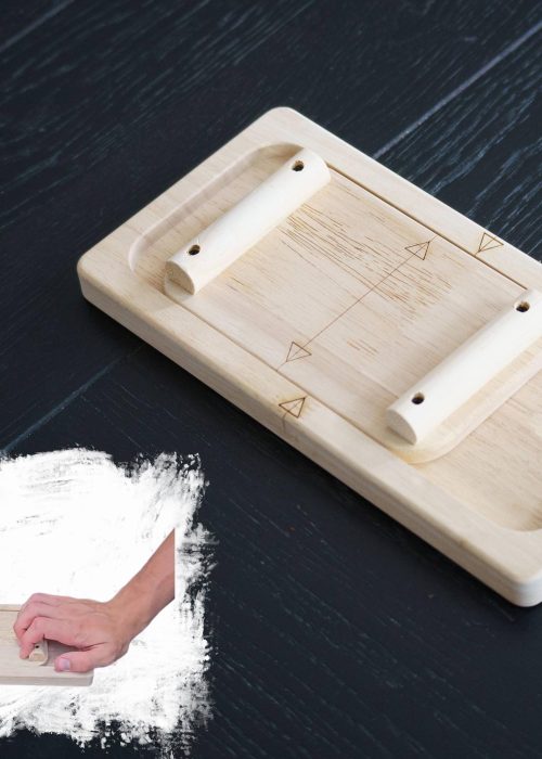 Wooden climbing game: finger strength trainer for climbers. Fun gift for climbers. Train your grip with "crimp clash"
