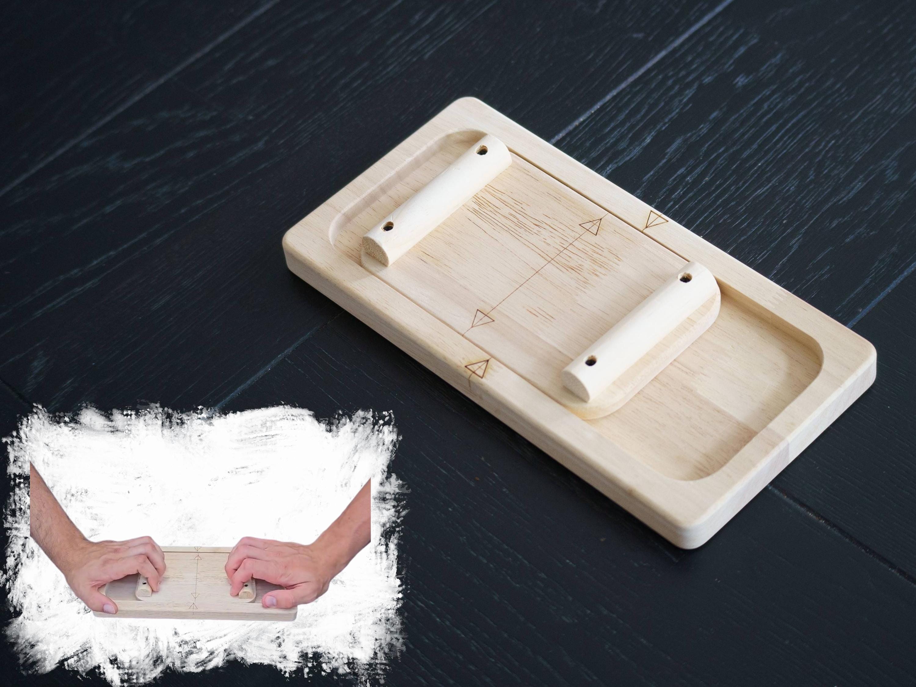 Wooden climbing game: finger strength trainer for climbers. Fun gift for climbers. Train your grip with "crimp clash"